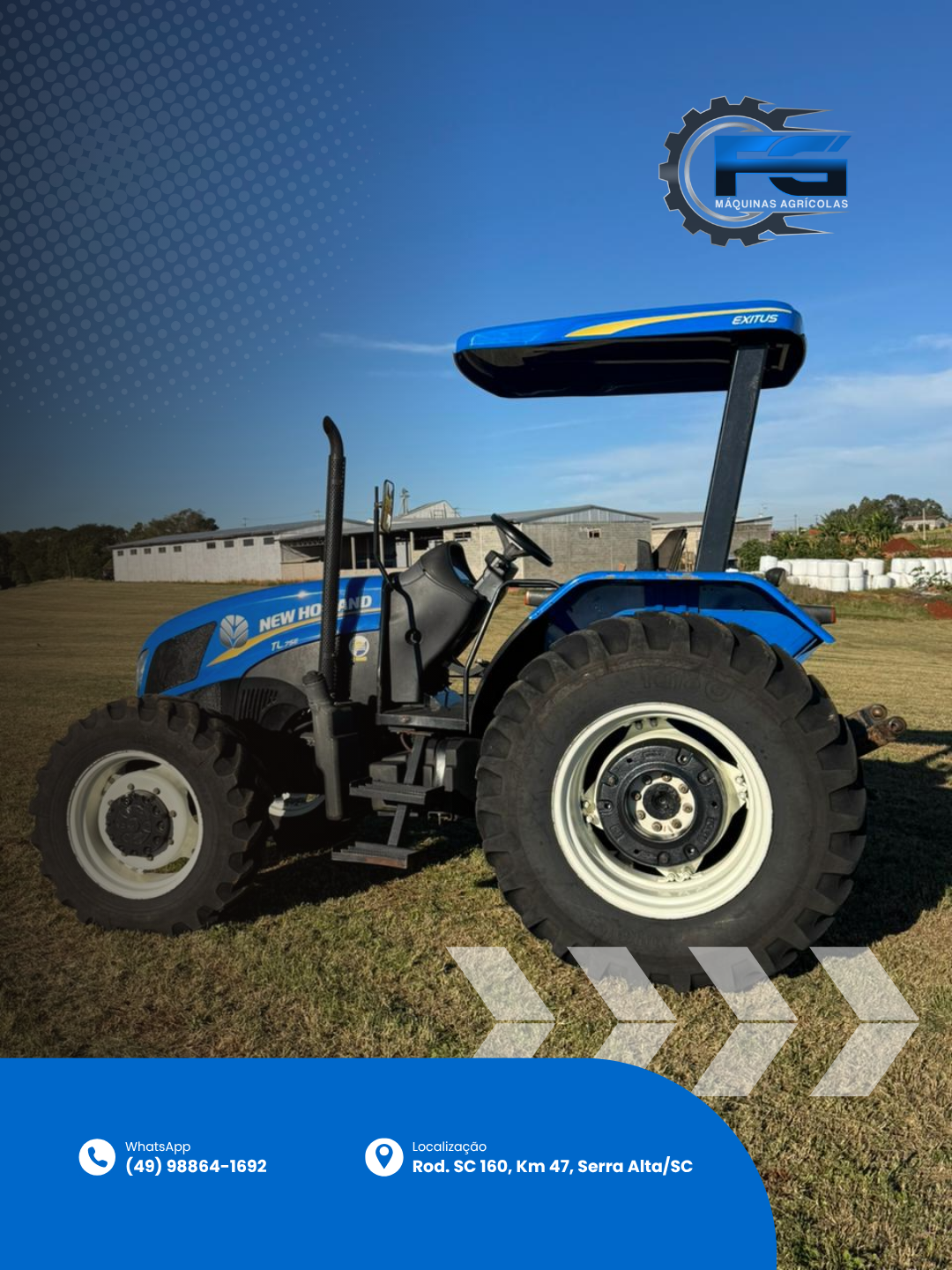 New Holland TL75E 2014